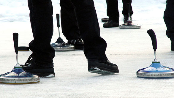 Schaatsen en ijsstokschieten